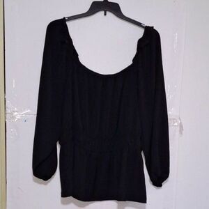 A Nine West Women's Plus Peasant Top Whimsigoth Milkmaid Fairy Grunge Y2K 3X